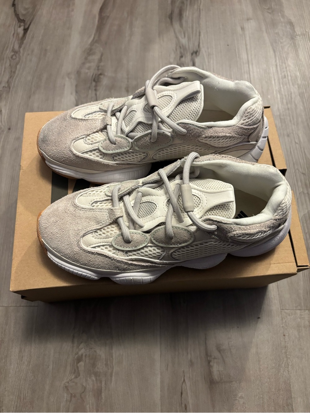 adidas Kids Beige Suede & Mesh Sneakers